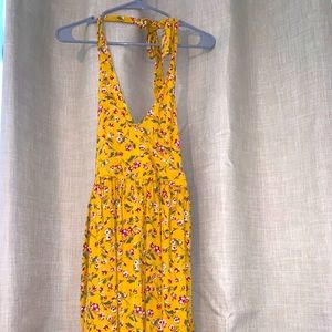 Floral halter sundress